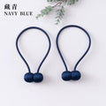 Elegant Magnetic Curtain Tiebacks – 2-Pack Decorative Polyester Buckle Clips for Effortless Style and Hold